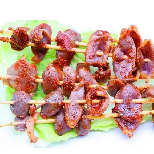 烧烤串鸡胗串1820串包户外烧烤串串香食材冷冻品400g鸭胗串1袋鸡胗串1