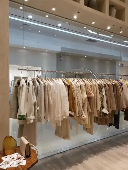 服装店展示架上墙壁挂式吊挂吊架简约钢丝侧挂女装店婚纱挂衣架