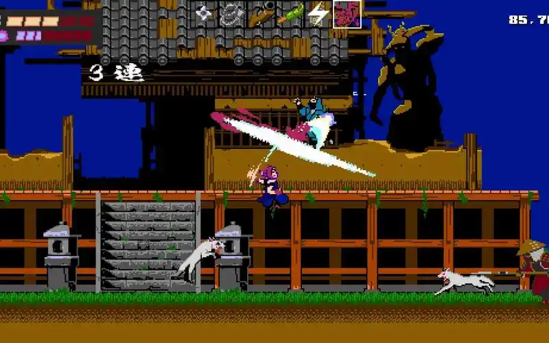 steam新游《忍者封魔传》试玩,复古硬核的2d忍者动作游戏佳作