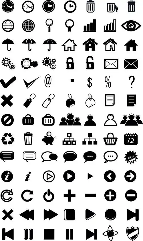 矢量的图标素材医疗商务信息符号图标模板免费下载_ai格式_编号