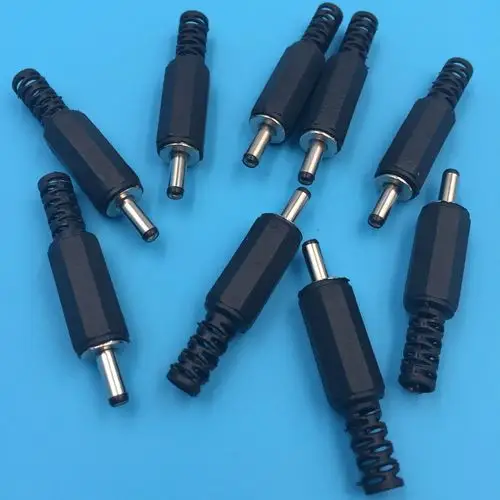 厂家直销dc公头dc3.5*1.35mm*9mm公头焊线组装式公头3.5*1.35插头