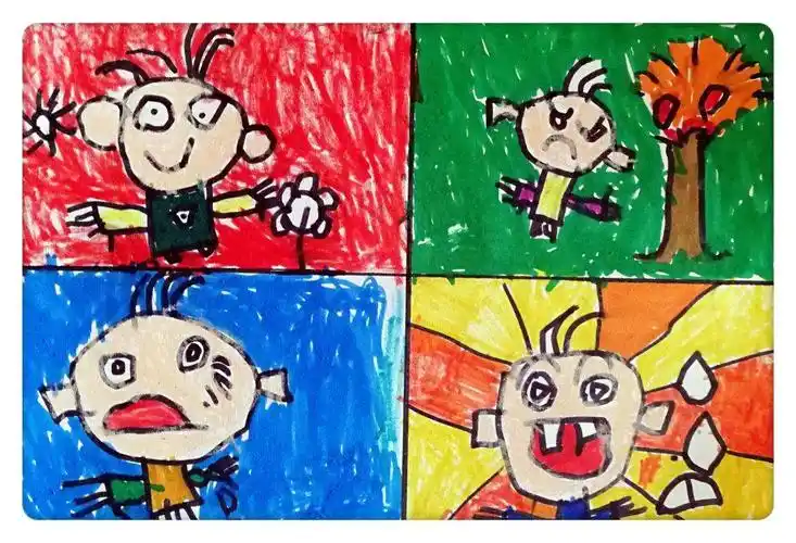 棒棒堂美术课程～《喜怒哀乐》