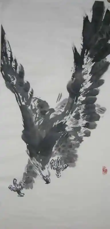 吴祖略的作品"鹰"