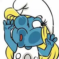 蓝精灵卡通头像图片大全点击鼠标右键下载