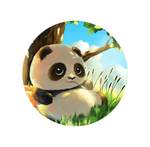 熊猫冰箱贴 来帮我贴一下