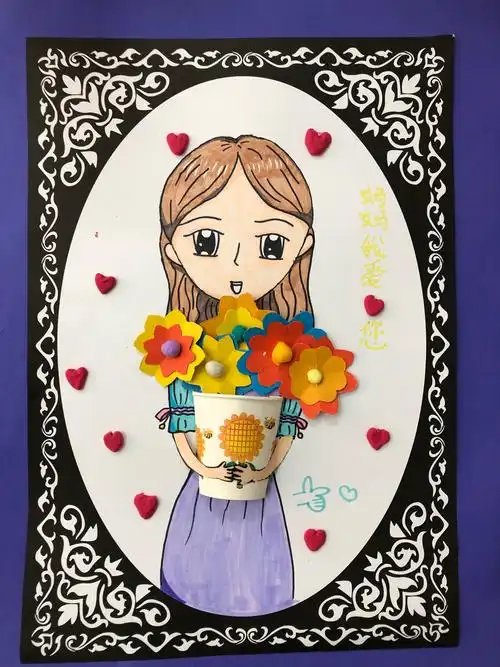 春季漫画班第九课(送给妈妈的画像)