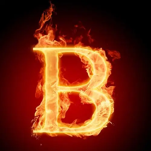 火焰qq头像火焰字母头像酷炫字母头像26个字母完美展示图