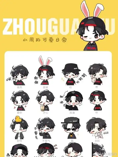 《小周的可爱日常》官方表情包你拥有了嘛～#表情包