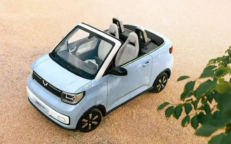 99万元,中国首款纯电敞篷车五菱宏光miniev敞篷版正式上市