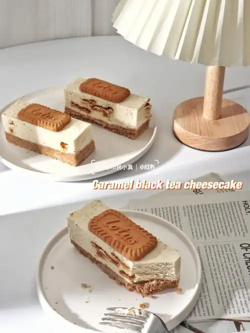 内附配方ins焦糖红茶芝士蛋糕免烤甜品