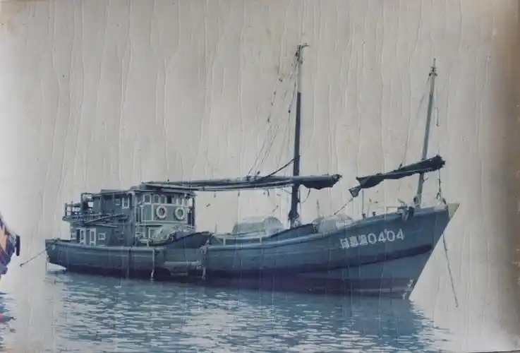 泉州市惠安县崇武镇海门村旧时渔船