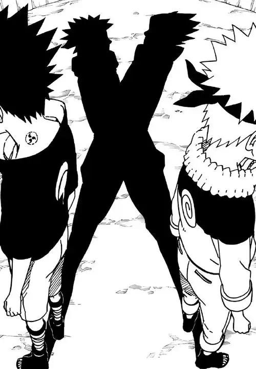 一些黑白画风下的鸣人佐助对称图#火影忍者##漩涡鸣人##宇智波佐助
