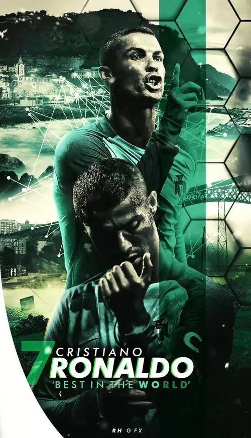 皇马的7号传奇!16张c罗酷炫高清手机锁屏壁纸来袭