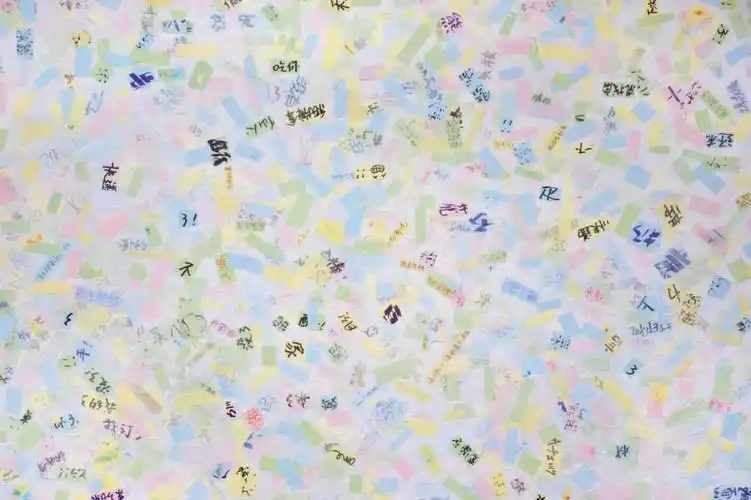 将便利贴进行过的交流记录成新的纸张