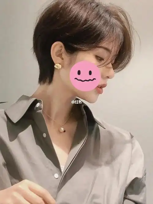 高级感超短韩系短发,炒鸡减龄又气质～