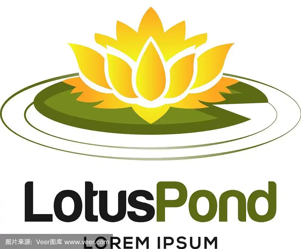 花卉莲花标志标志符号图标