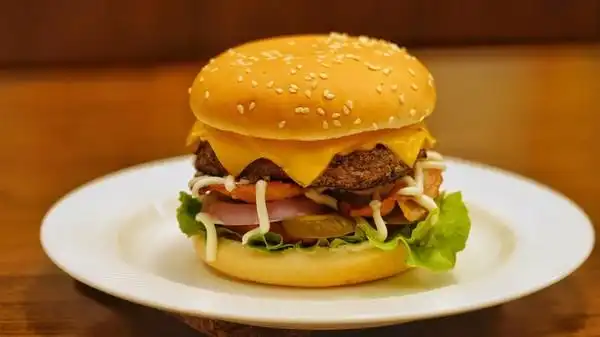 kenseimo做的能量炸弹·美式牛肉汉堡