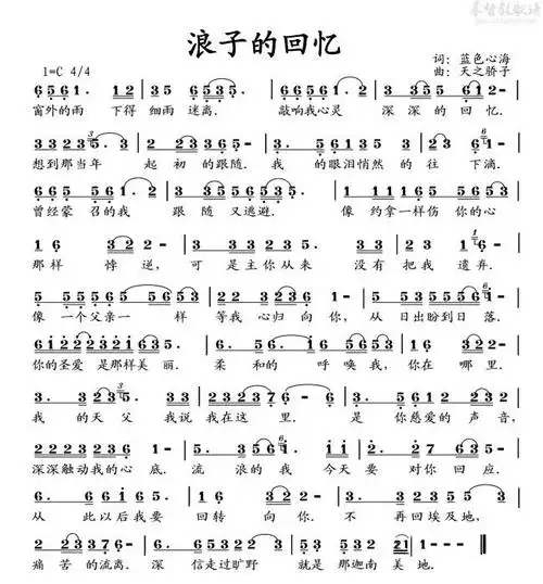 浪子闲话歌词-浪子闲话歌词歌谱