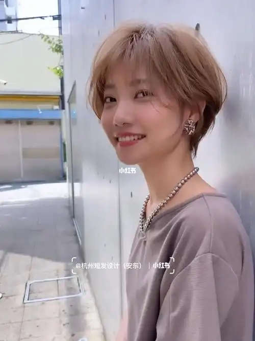 一定要尝试的发型 日系挂耳短发 91清新减龄的女生短发,喜欢的仙女