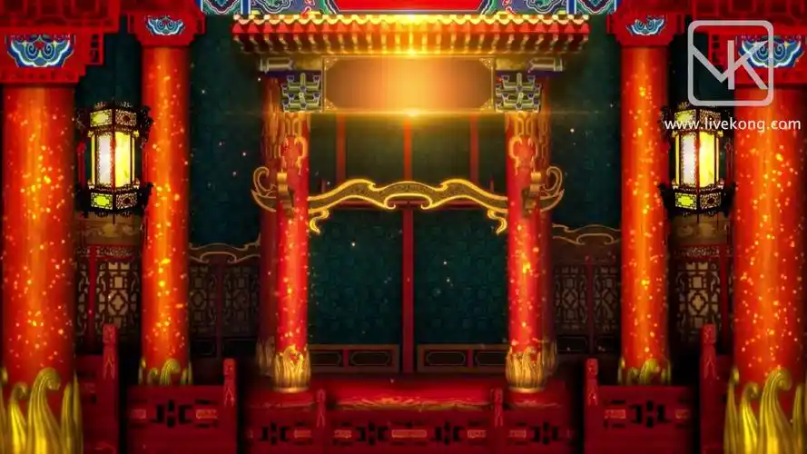 宫廷背景中国风戏曲京剧戏剧舞台led视频背景素材_哔哩哔哩_bilibili