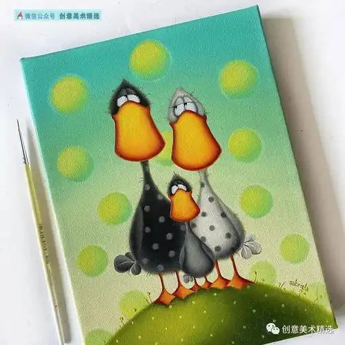 丙烯的插画表现——16张超可爱的动物主题手绘儿童插画_色彩