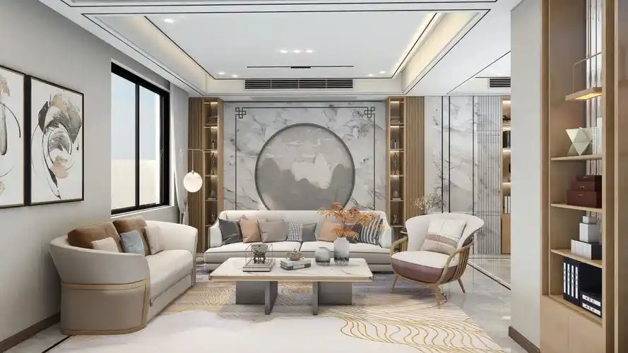 新中式风格装修感受山水墨韵的随性生活