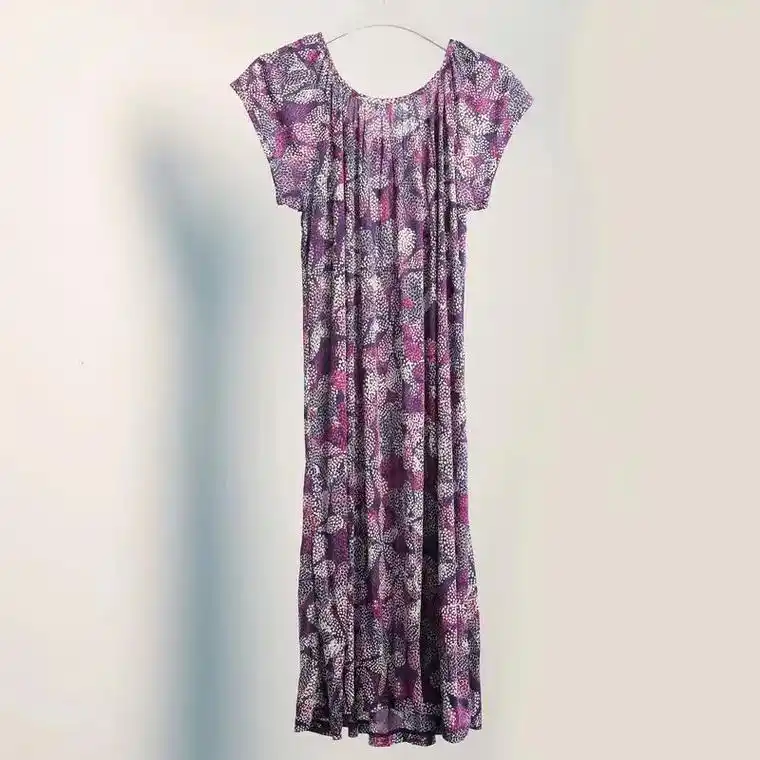 新款连衣裙睡裙.100%桑蚕丝,42针针织真丝,70克厚度  - 抖音