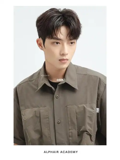 90的长脸靓仔都做的发型男生怎么选发型