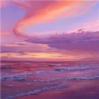 唯美意境粉色天空头像_美好意境的风景