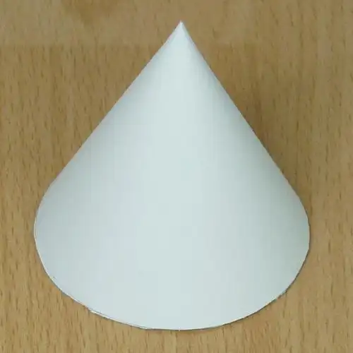纸制模型圆锥体