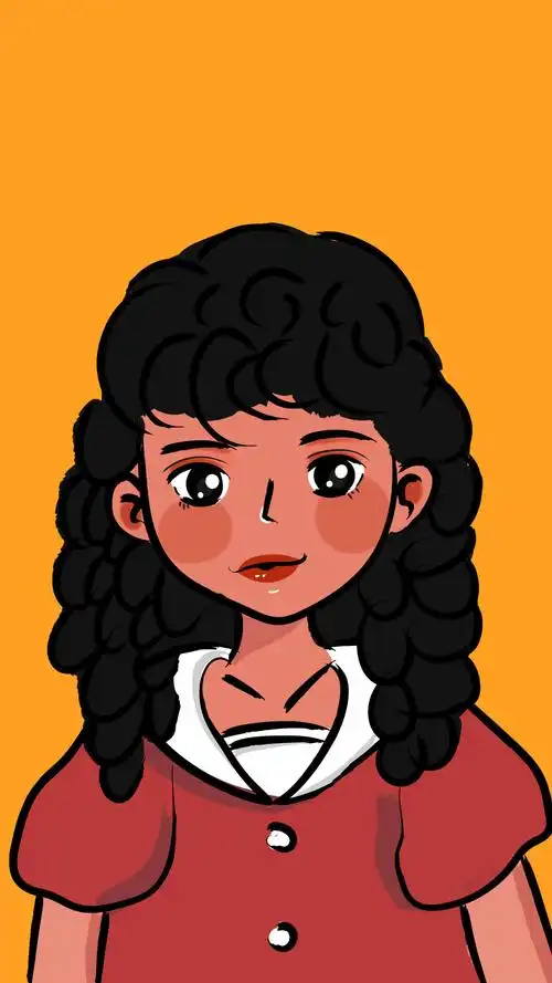 卷发 人物 壁纸