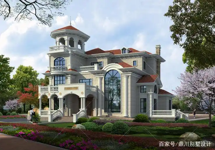 16套豪华别墅,豪华贵气占地大,一看就不是一般人建的起的