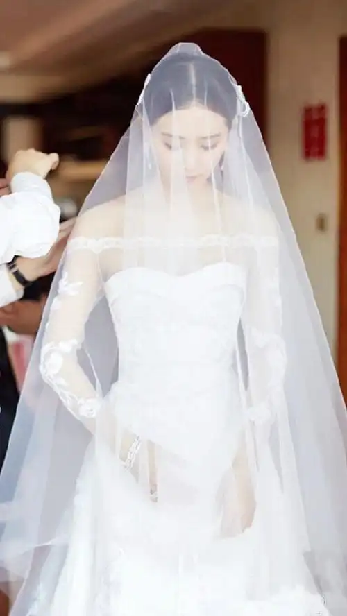 20位工匠花了500小时,经过3个月才完成这件复古婚纱,和刘诗诗恬静的