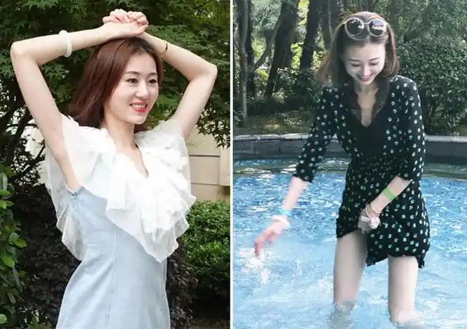 运动装扮,颇为休闲,与家人们一起参加活动,身旁的妻子张梦瑾气质优雅