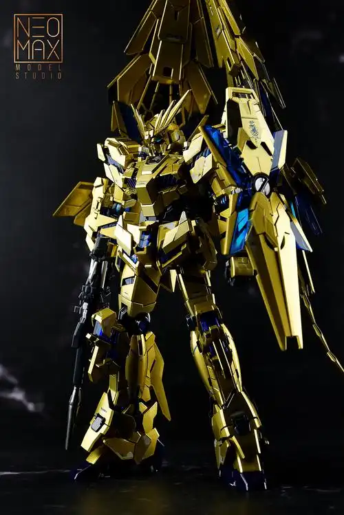 不死凤凰!高达模型作品【hg独角兽三号机-菲尼克斯】