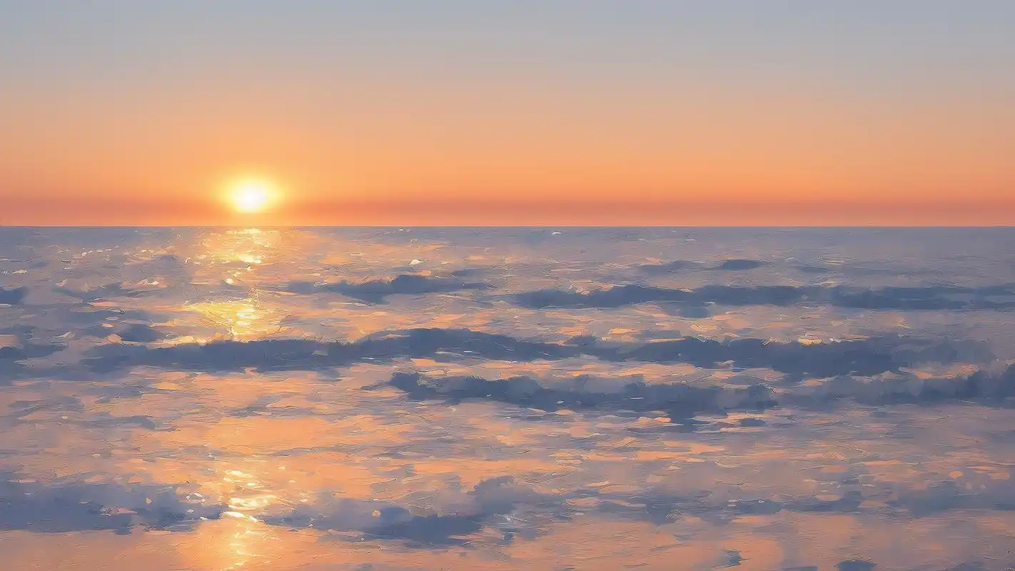 93绝美日落晚霞天空背景图95