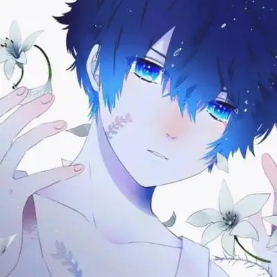 动漫男生头像#高清#蓝色系