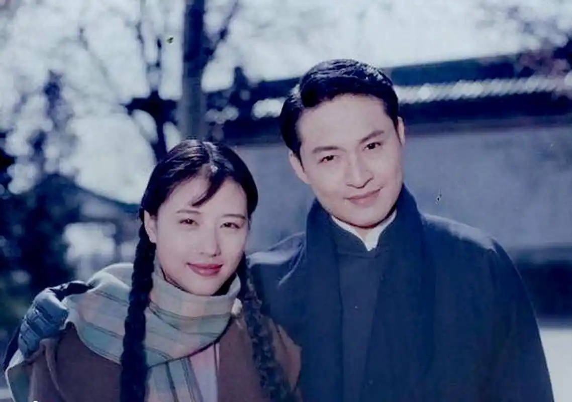 90年代中期,电视剧《今生今世》拍摄花絮.