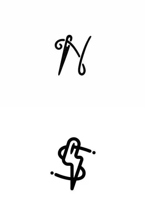 标志设计元素运用实例:针与线 #标志分享