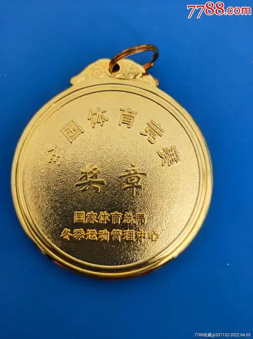20182019中国冰雪全国体育竞赛奖章金牌