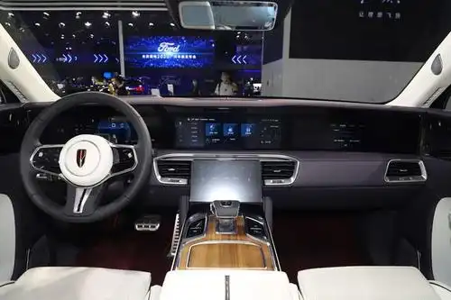 车展实拍红旗e-hs9 最有国味的旗舰自主suv