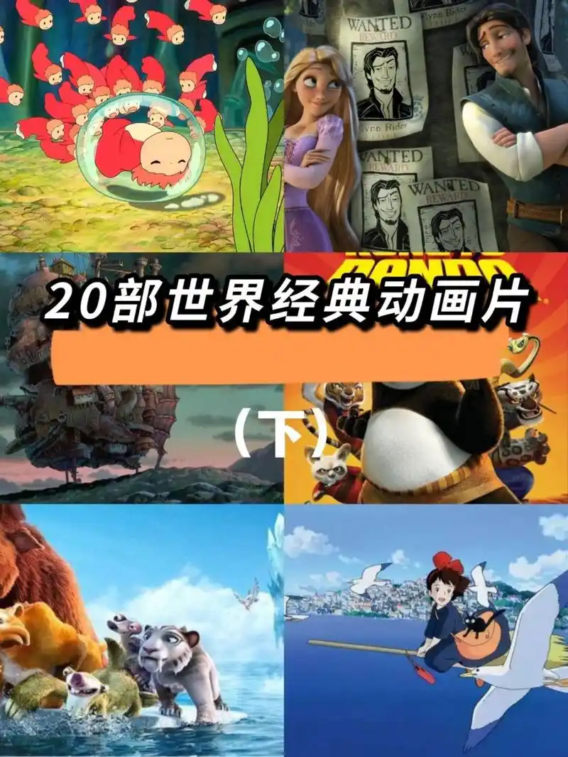 本期我们接着分享全球经典动画片8215821582158215