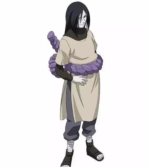 在父母坟前,白衣羸弱的少年——大蛇丸