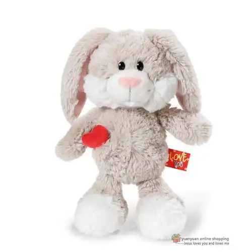nici专柜正品 love 情人节系列 2017 爱心兔毛绒玩具公仔玩偶娃娃