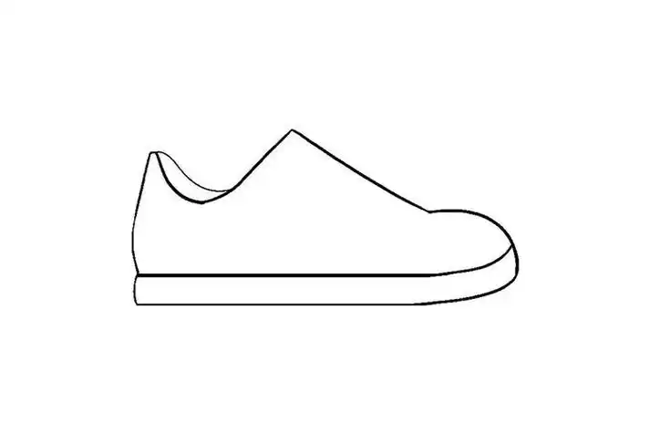 鞋子简笔画大全-红豆饭小学生简笔画大全休闲鞋怎么画_儿童简笔画教程