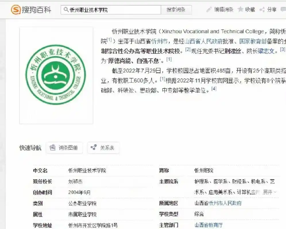 忻州职业技术学院(全日制大专) 忻州职业技术学院,特此补录一批几人