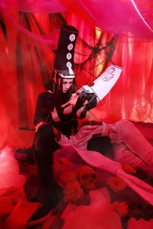 【cos正片】〓〓画江湖之不良人●黑白无常〓〓_cosplay吧_百度贴吧