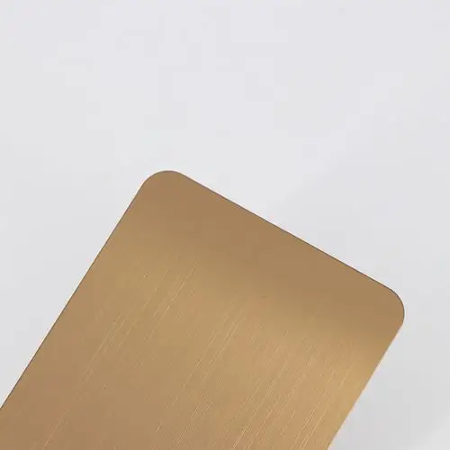 201不锈钢板材 拉丝玫瑰金板电梯彩色金属装饰板 直销批发