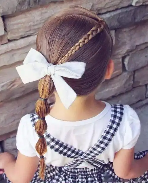 超多款最具时尚创意儿童扎发内附教程