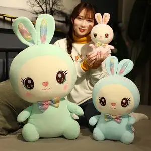 可爱小公主兔布娃娃毛绒玩具女孩子睡觉抱枕玩偶公仔洋娃娃生日礼